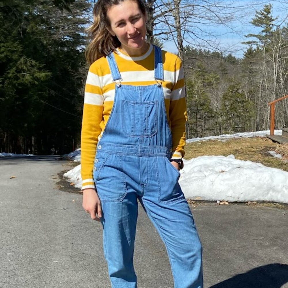 American Eagle Tomgirl Overalls, Size Small